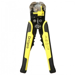 Drillpro Wire Stripping Tool Self-adjusting cable stripper for Industry 10-24 AWG Stranded Wire Cutting